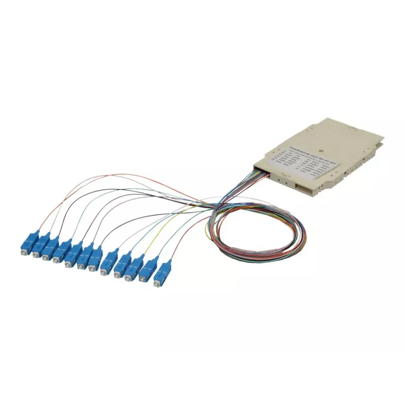 Splicingo kasetė Digitus A-96522-02-UPC-4 su 12 pigtailų SC OM4