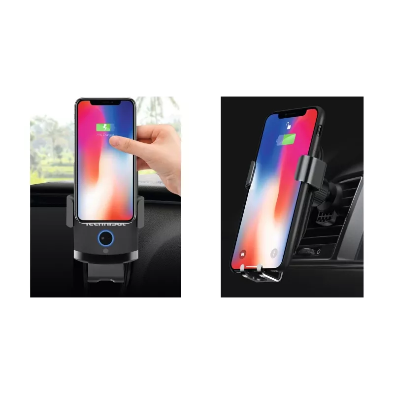 TECHNISAT SmartCharge 2 laikiklis išmaniesiems telefonams ir planšetiniams kompiuteriams su integruotu įkrovimo palaikymu