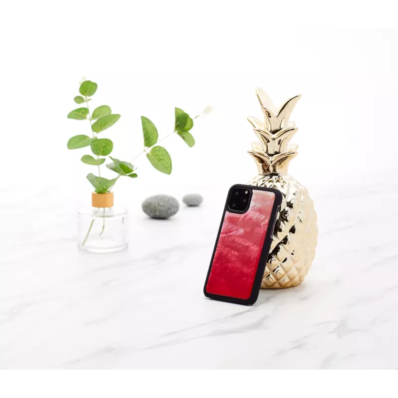 Mobiliojo telefono dėklas iKins, skirtas iPhone 11 Pro — rožinės lagūnos ir juodos spalvos dviejų spalvų apsauginis dėklas
