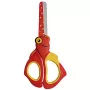 Žirklės WEDO 73 6001 vaikiškos kanceliarinės/kūrybinės žirklės tiesus pjūvis 130 mm raudonai geltonos