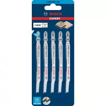 Bosch EXPERT 'HARDWOOD 2-SIDE CLEAN' T308 BF pjūklo geležtė Bimetal 5 vnt.