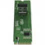 ICY DOCK - M.2 NVMe PCIe 4.0 SSD į 1 x SlimSAS 4i adapteris su Redriver