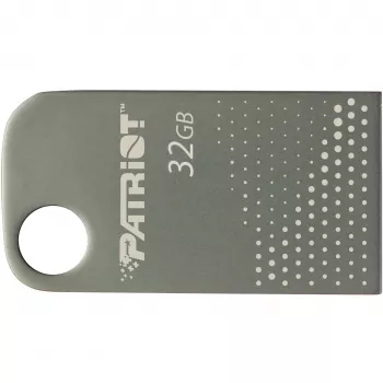 Patriot FLASHDRIVE Tab300 32GB USB 3.2 120MB/s, mini, aliuminis, sidabrinis