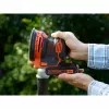 Black & Decker BDCROS18N-XJ nešiojamasis orbitinis šlifuoklis 12000 RPM juoda, oranžinė
