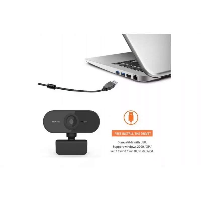 Webkamera MANTA W177 1080p raiška su Bluetooth ryšiu
