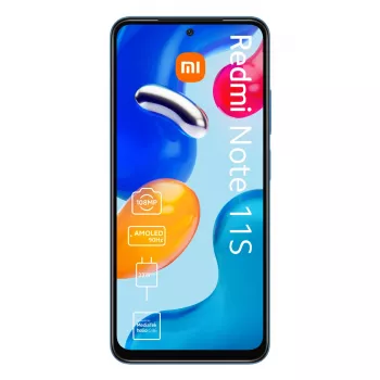 Xiaomi Redmi Note 11S 4G išmanusis telefonas, Dual-SIM, 6 GB RAM / 128 GB vidinė atmintis, microSD lizdas, OLED ekranas 6,43 colio, 2400 x 1080 pikselių (90 Hz)