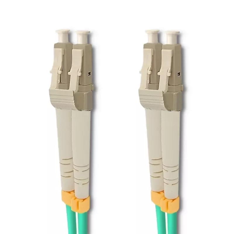 Qoltec šviesolaidinis jungiamasis laidas - LC/UPC Multimode (M) į LC/UPC Multimode (M) - 1 m - OM3 - 50/125 µm - dupleksas - halogeninis