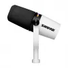 Shure MV7+-W - stalinis/vokalinis mikrofonas su XLR/USB-C jungtimi, baltas