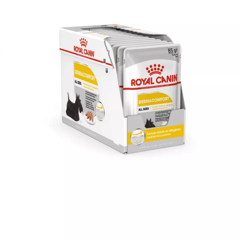 Royal Canin CCN Dermacomfort Loaf drėgnas maistas šunims, 12 x 85 g