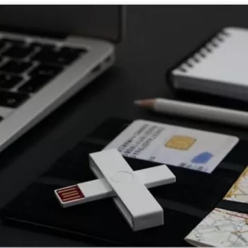 +ID Smart Card Reader baltas, BLISTER