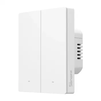 Sieninis belaidis WiFi išmanusis jungiklis Sonoff M5-2C-80W 2 kanalų rėmui