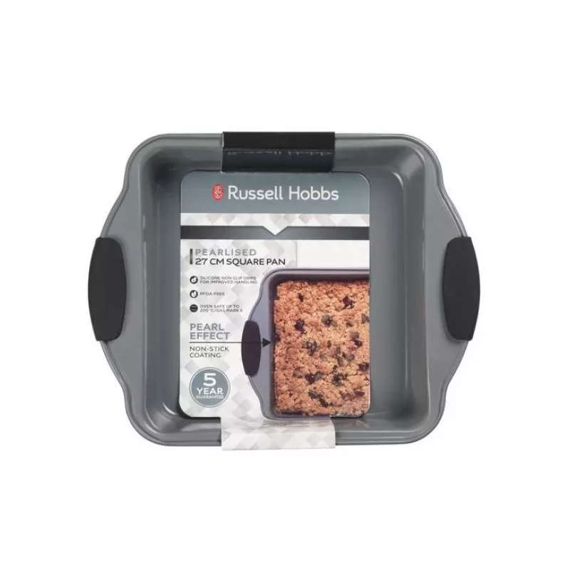 Kvadratinė keptuvė Russell Hobbs RH01913EU7 27 cm perlamutrinė nelipni danga