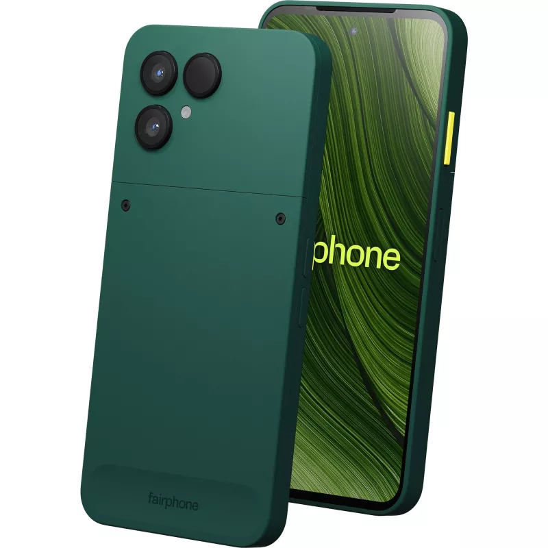 Fairphone (Gen 6) 16 cm (6.31 inch) Dual SIM Android 15 5G USB Type-C 8 GB 256 GB 4415 mAh Žalia