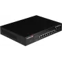 Edimax Pro GS-5208PLG V2 - išmanusis tinklo jungiklis - 8 x 10/100/1000 (PoE+) + 2 x 1000Base-X SFP - montuojamas į stelažą - PoE+ (160 W)