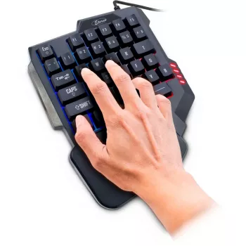 Klaviatūra Inter-Tech KB-3035 Gaming USB QWERTY Juoda