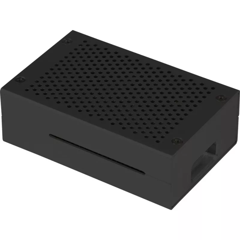 Aliumininis korpusas Raspberry Pi 4 B, JYT RB-AlucaseP4+01B, juodas