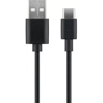 MicroConnect USB3.1CCHAR1B USB laidas USB 2.0 1 m USB A USB C juodas