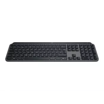 Logitech MX Keys S klaviatūra RF belaidė + Bluetooth QWERTZ Šveicariška grafito (920-011571)