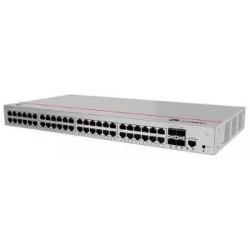 Komutatorius HUAWEI S310-48P4X — 48x Gigabit Ethernet (10/100/1000) RJ-45, 4x SFP+, PoE, 1U stovas