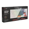 Savio ASTRAL WHITE JADE 3 COLOURS klaviatūra, žaidimų, USB, QWERTY US International