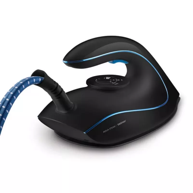Lyginimo lygintuvas Zelmer Aqua Steam ZIS5400 juodai-mėlynas