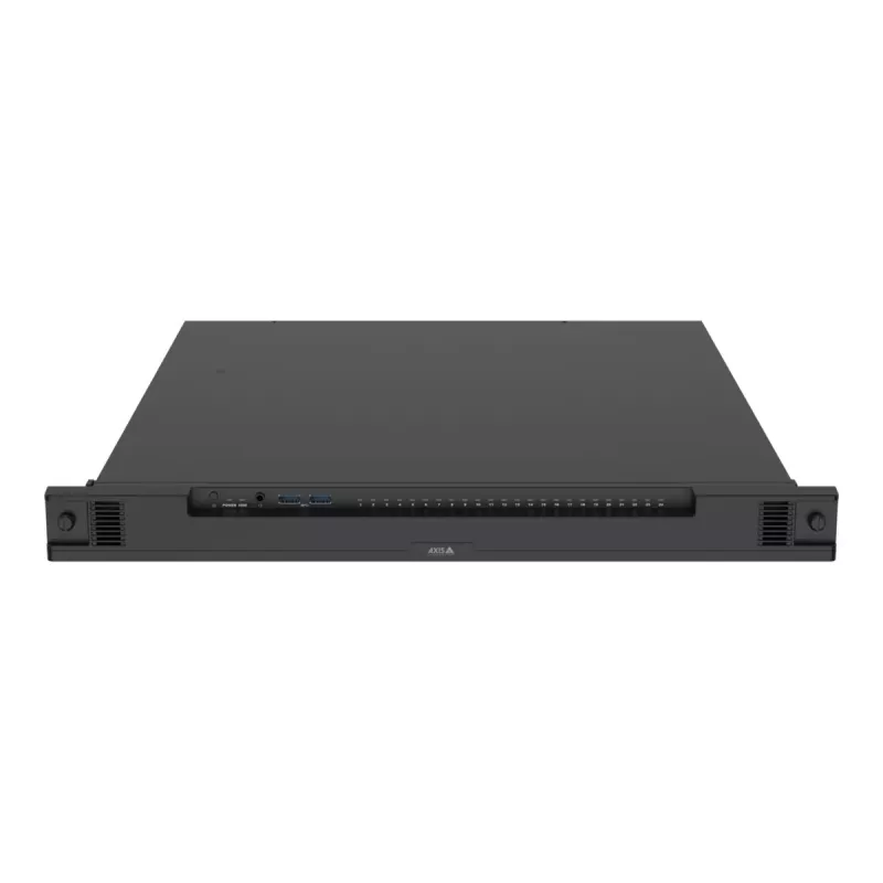 Tinklinis vaizdo registratorius AXIS S2224 Mk II, 24 kanalai, 48 kanalų atkūrimas, 7680×4320, 6 TB HDD, 256 GB SSD, RAID 0/1/10, 1U, juodas