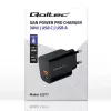 Maitinimo adapteris QOLTEC 52377 GaN 30W išėjimas 5–20V nešiojamiesiems įrenginiams