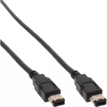 InLine FireWire 400 1394 kabelis 6 kontaktų kištukas / kištukas 1 m