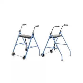 Dviratis reabilitacinis ARmedical PPC005 – mėlynas/juodas, plieninis rėmas, reguliuojamas aukštis, sėdynė
