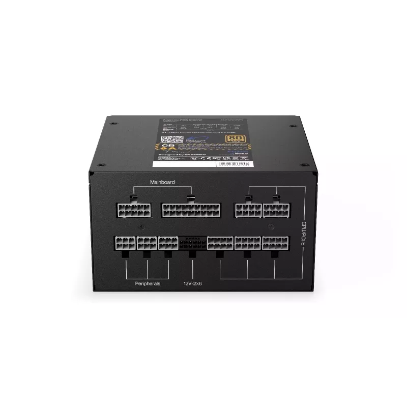Maitinimo blokas Endorfy Supremo FM6 1000W, 80 PLUS Gold, ATX 3.1, modulinis, juodas