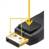 DisplayPort kabelis Goobay 74755 1 m Juodas