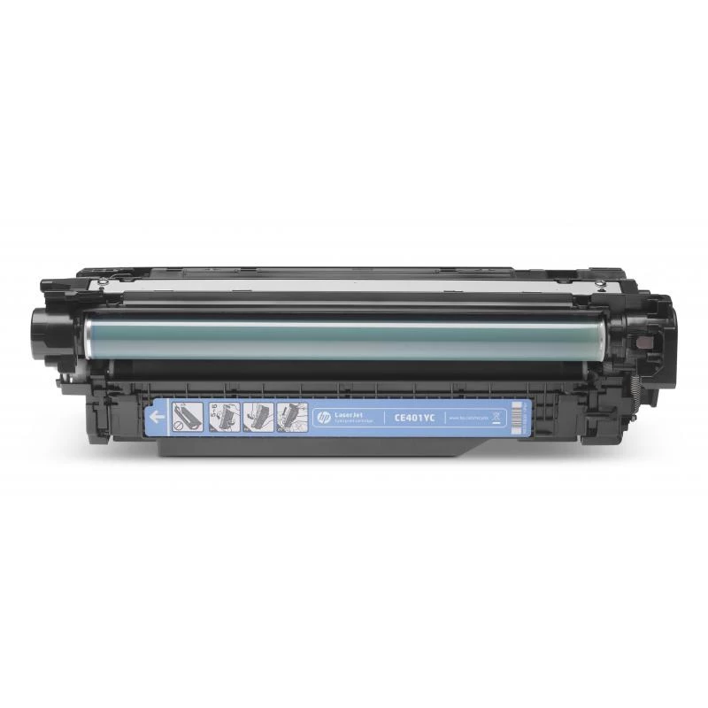 HP 507A CE401YC CQ - atidaryta dėžutė - Project Packaging - Toneris cyan