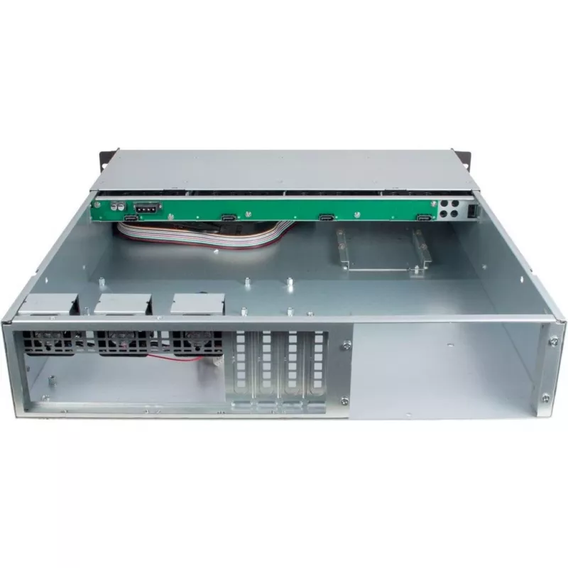Serverinis korpusas Inter-Tech 2U 2404L Rack juodas, pilkas