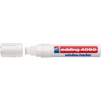 Kreidinis žymeklis Edding 4090 Chisel White