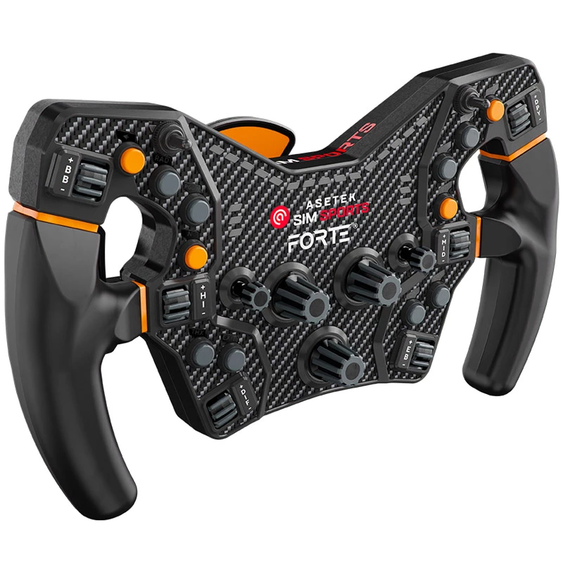 Asetek SimSports Invicta vairaračio bazė (27 Nm) + Forte Formula vairaratis
