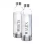 Brita 1043722 gazuoto vandens butelis, nerūdijantis plienas, 1 L, skaidrus, 2 vnt. pakuotė