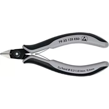 Knipex 125mm preciziniai šoniniai pjaustytuvai ESD