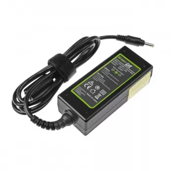 Maitinimo adapteris Green Cell AD76P 45W, skirtas Lenovo nešiojamiesiems kompiuteriams, 20V 2,25A, AC–DC, 100–240V įėjimas, juodas