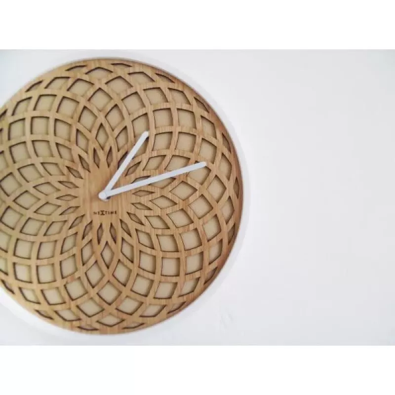 NeXtime klok 3150be Sun Small, Ø35 cm, sieninis, smėlio spalvos