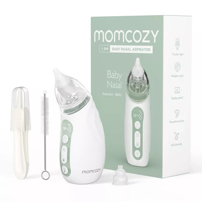 Momcozy BN02 Žalias kūdikio nosies aspiratorius