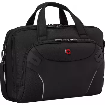 Portfelis Wenger Cosmic, 14–16 colių nešiojamam kompiuteriui (iki 40,64 cm), juodas