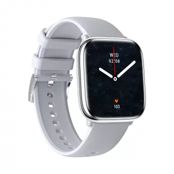 myPhone Watch Pastel 4.45 cm (1.75 inch) AMOLED 390x450 pikselių liečiamas ekranas Sidabrinis