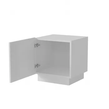 Naktinis stalelis Cama 2 vnt LIVERTI 45x42x47 cm baltas MDF/medžio drožlių plokštė