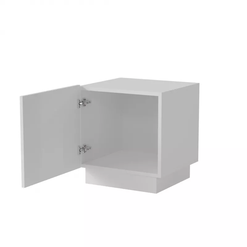 Naktinis stalelis Cama 2 vnt LIVERTI 45x42x47 cm baltas MDF/medžio drožlių plokštė