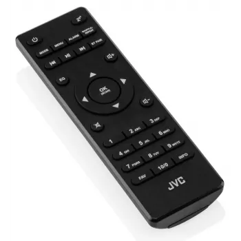 Internetinis radijas JVC RA-E981B – Wi‑Fi ir Bluetooth srautinis perdavimas, DAB+, FM, 2x5W, 40 išankstinių nustatymų, USB, AUX, LCD ekranas