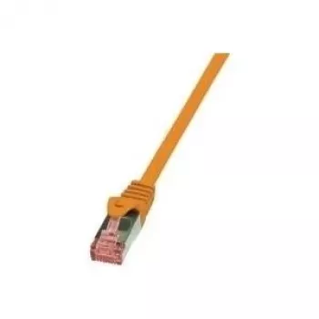Tinklo kabelis LogiLink 1,5m Cat.6 RJ-45 S/FTP Oranžinis