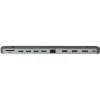 ALLNET PSUC2501 USB-C stotelė su 6 prievadais, 4K, 100W PD