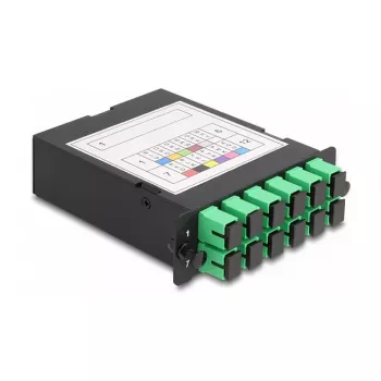 DeLOCK MPO vyriškas į SC Simplex 12 pluoštų vienmodė 9/125 µm šviesolaidinė kasetė