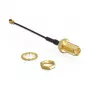 DeLOCK 88409 antenos laidas WLAN, I-PEX M (PEX) → SMA moteriška, 0,05 m, juodas