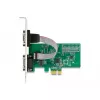 DeLOCK 89555 PCIe nuoseklioji adapterio kortelė – 2 x RS-232